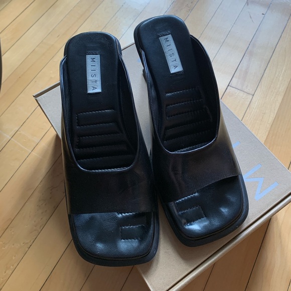 Miista black leather mule - Janaina - Picture 6 of 7